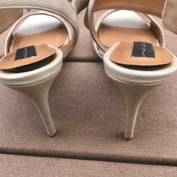 Steve Madden Cream Stiletto Sandal 9 - Picture 7 of 12